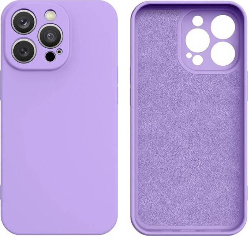 Silikonveske iPhone 14 Plus silikonveske lilla
