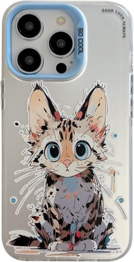 IPhone 16 Pro Max bakdeksel - Oljemaleri Sad Cat