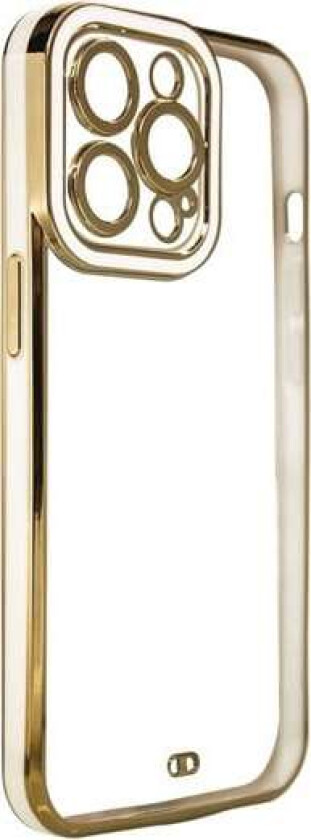 Moteveske for Samsung Galaxy A13 5G Gold Frame Gel Cover White