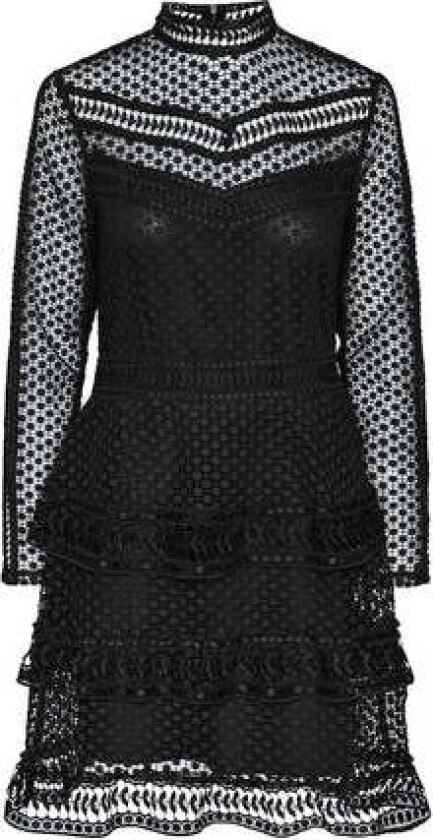 Yasalberta LS New Lace Dress - Black L