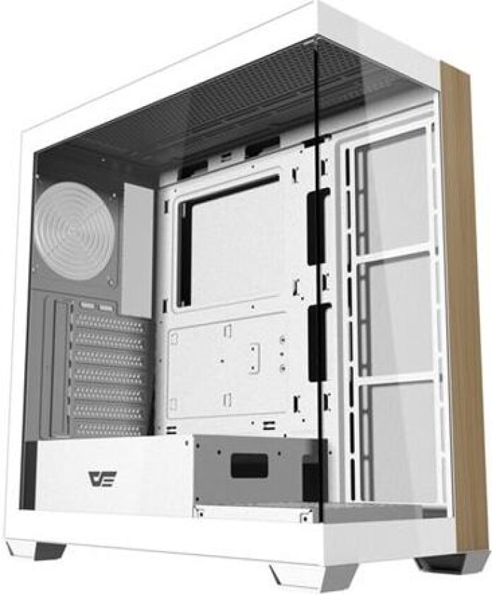 Darkflash DS900W PC-kabinett uten vifter (hvit)