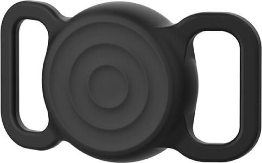 AirTag-holder i silikon for hunde- og kattehalsbånd – Svart