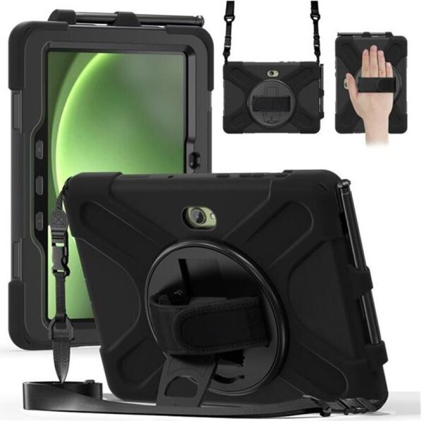 Beskyttelsesdeksel for Samsung Galaxy Tab Active Pro T540 / T545 / Tab Active4 Pro - Svart