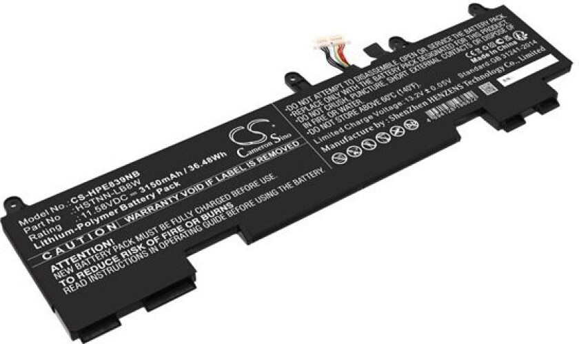 Batteri til bærbar PC for HP EliteBook 830 G9, EliteBook 860 G9 og andre