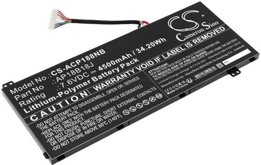 Batteri til bærbar PC for Acer Aspire 3 A314-32, Aspire 3 A314-32-C00A og andre.