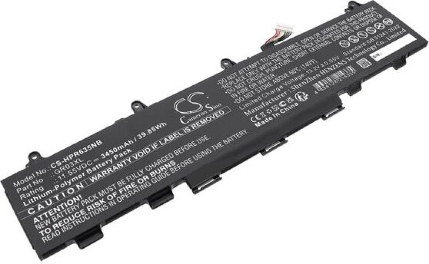 Batteri til bærbar PC for HP ProBook 635 AERO G7 og andre