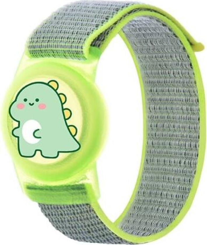 Armbånd med AirTag-holder for barn – dinosaur
