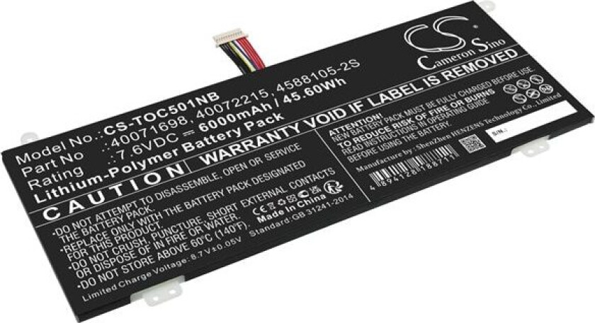 Batteri til bærbar PC for Dynabook Satellite Pro C50-H-106 og andre