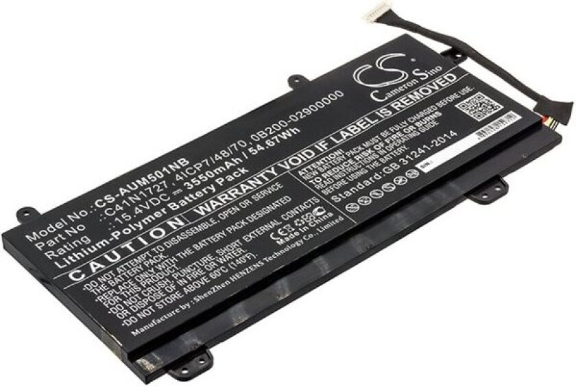 Batteri til bærbar PC for Asus GM501GM-EI017T, GM501GS-XS74, GM501GM-EI007T og andre.