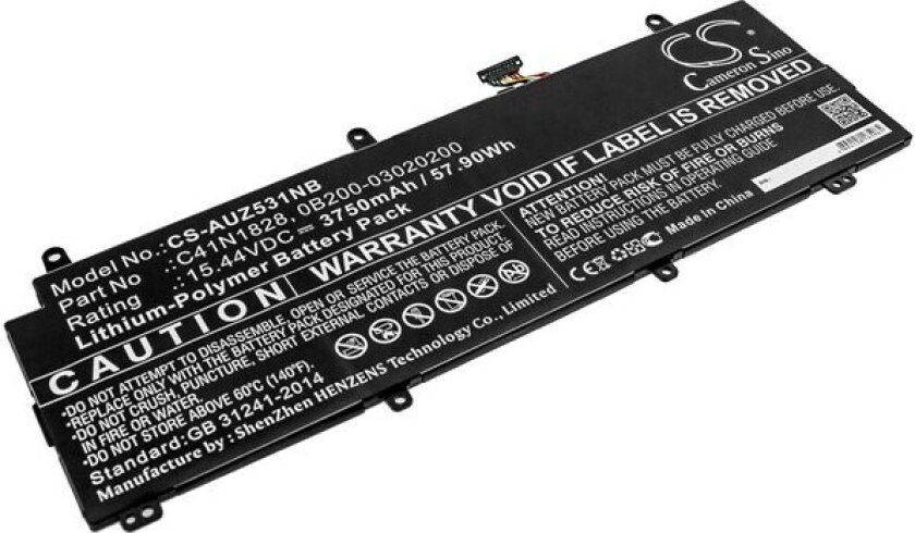 Batteri til bærbar PC for Asus Zephyrus S GX531GV, GX531GW-ES006T og andre.