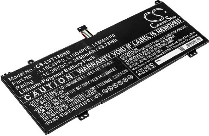 Batteri til bærbar PC for Lenovo Thinkbook Plus-20TG006XAU og andre.