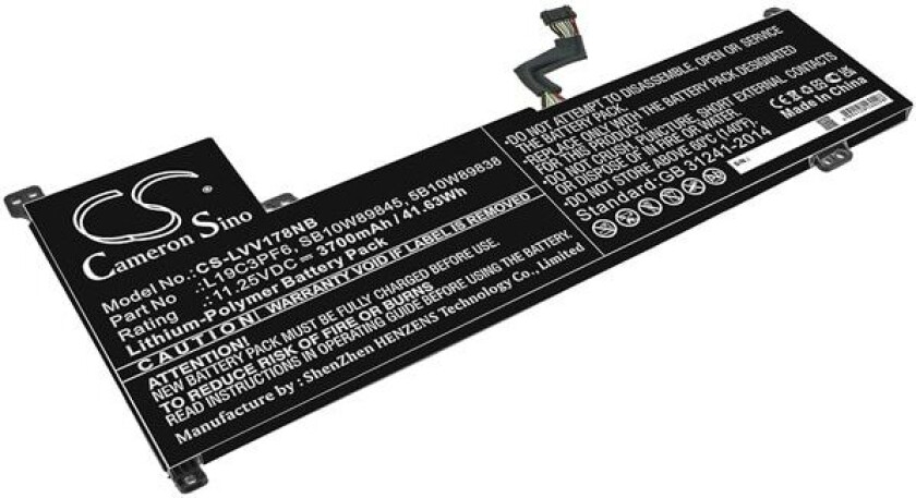 Batteri til bærbar PC for Lenovo V17-IIL (82GX), ideapad 3-17IML0 81WCCTO1WW