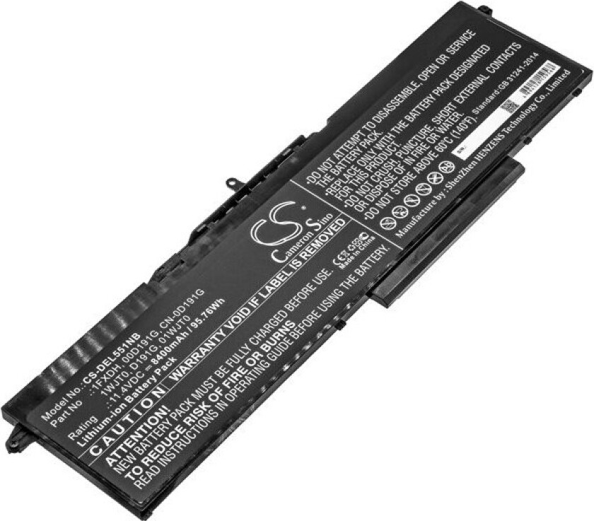 Bilde av Batteri til bærbar PC for DELL Latitude 15 5501, Latitude 15 5511 og andre.