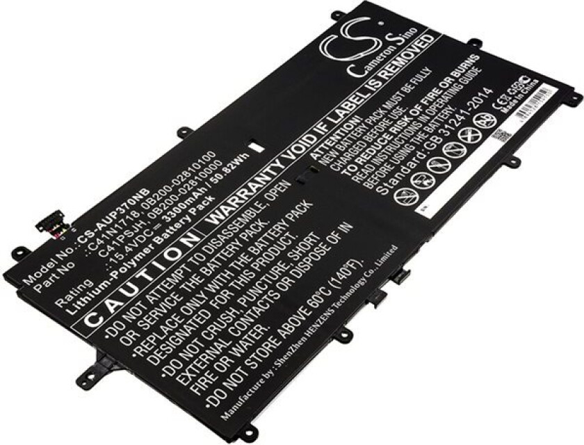 Bilde av Batteri til bærbar PC for Asus NovaGo TP370QL, TP370QL-EL001T og andre.