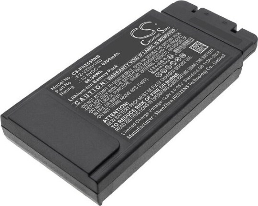 Batteri til bærbar PC for Panasonic Toughbook FZ-55 MK1, Toughbook FZ-55 MK2