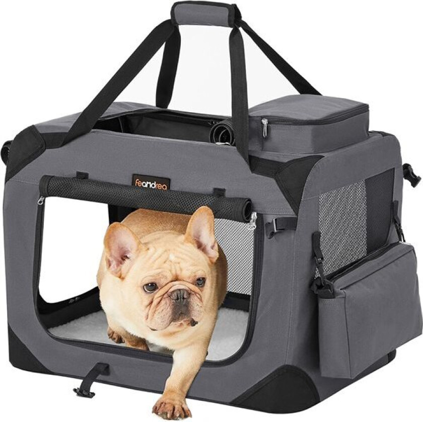Sammenleggbar Hundeveske 60x42x42 cm - Romslig og Komfortabel