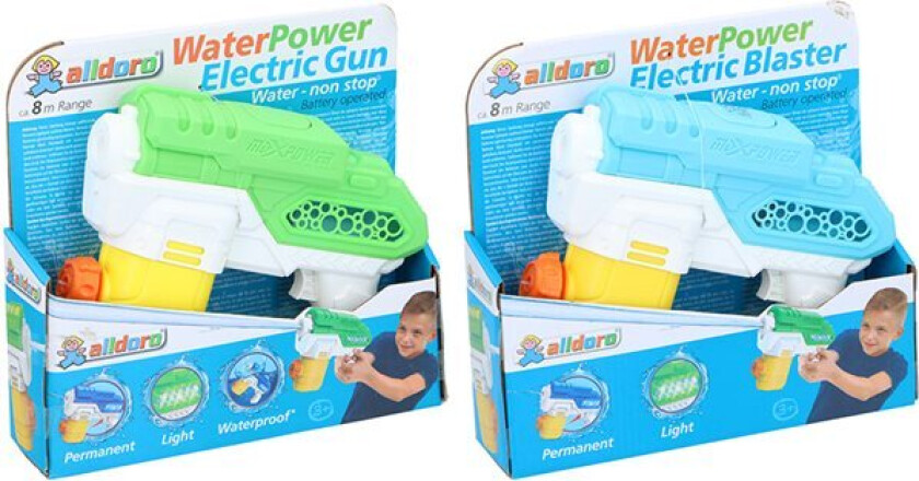 WaterPower vannpistol med elektrisk funksjon