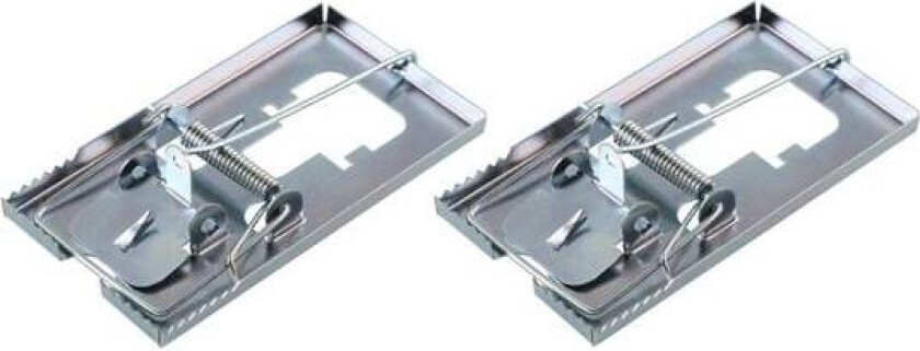 Musefelle i metall 2-pakning
