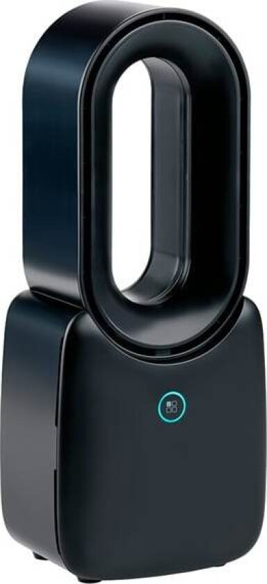 Bladløs bordvifte med tre hastigheter og USB-C-lading - Svart