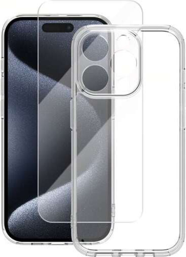 Vmax bakdeksel og skjermbeskytter til iPhone 16 Pro Max