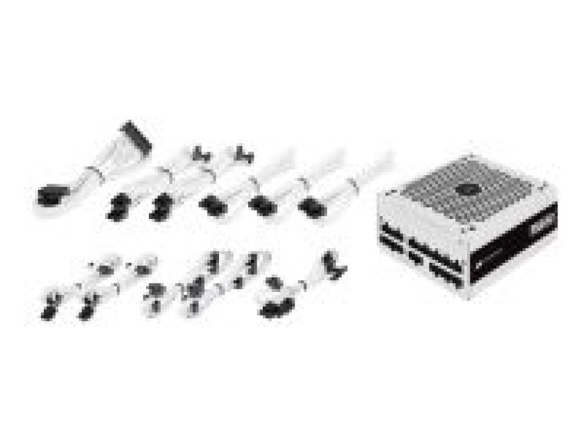 RM850 White (2021) Strømforsyning (PSU) - 850 Watt - 140 mm - 80 Plus Gold sertifisert
