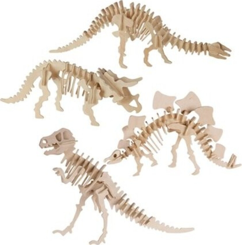 Puslespill i tre 3D Dinosaur