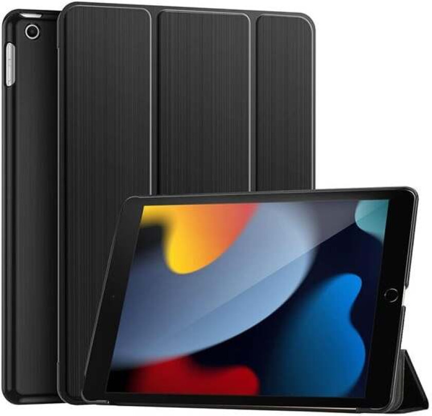 Deksel med stativ til iPad 10,2" 2020 - Svart