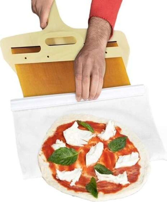 Pizzaspade med non-stick pizzaoverføring 60x36cm