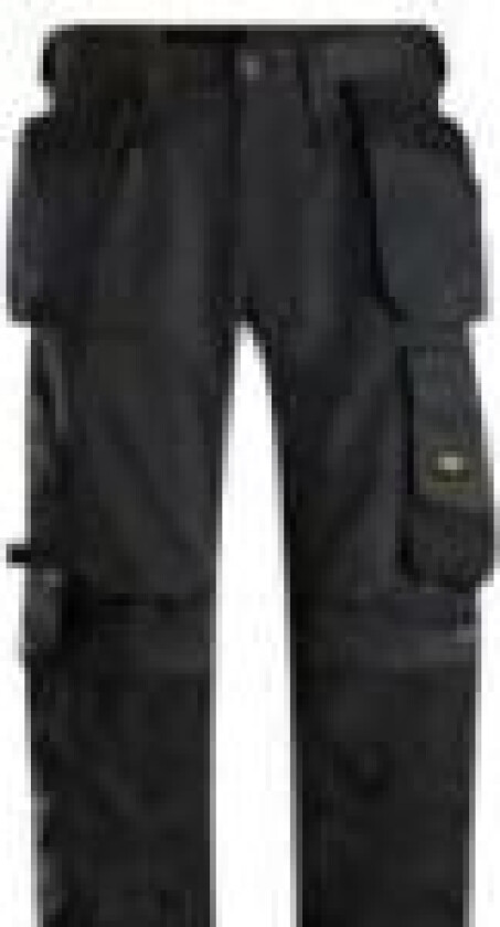 HULTAFORS Snickers arbejdsbuks str. 50 - sort stretch m/hylsterlomme - 6251