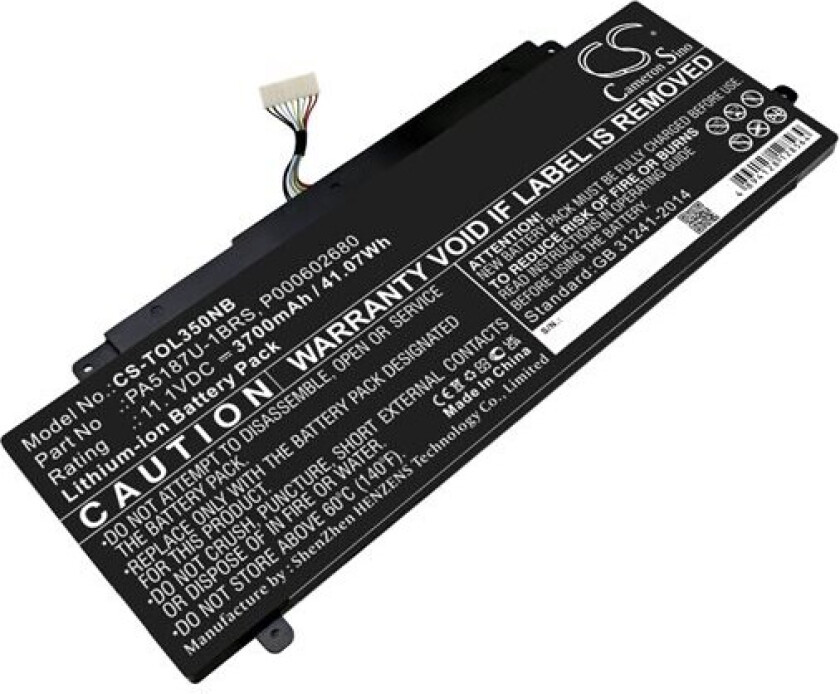 Batteri til bærbar PC for Toshiba Satellite Click 2 L35W-B3204