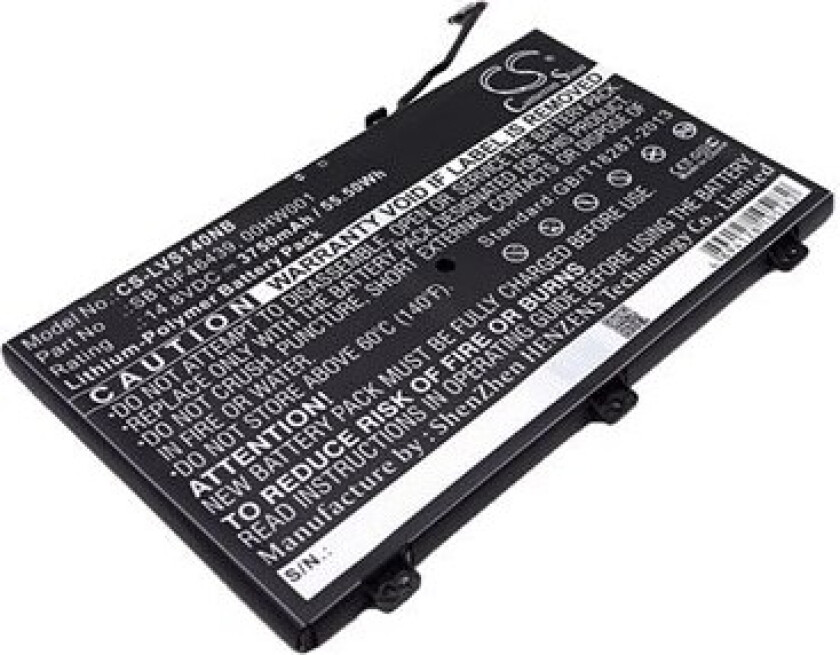 Bilde av Batteri til bærbar PC for Lenovo ThinkPad Yoga 14, ThinkPad S3 Yoga og andre.