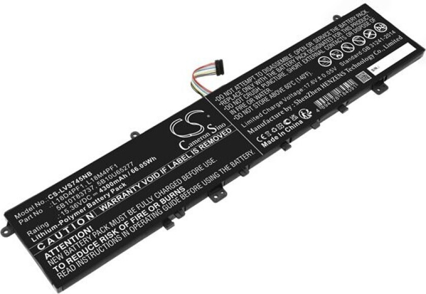 Batteri til bærbar PC for Lenovo Yoga S740-15IRH, Yoga C940-15IRH og andre.