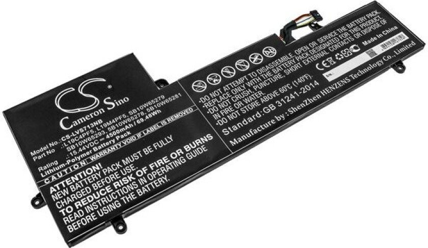 Batteri til bærbar PC for Lenovo Yoga Slim 7-15IIL