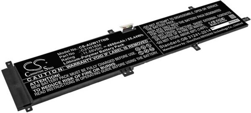 Batteri til bærbar PC for Asus ProArt StudioBook 17 W700G2T og andre.