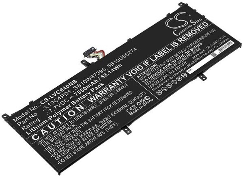 Batteri til bærbar PC for Lenovo Yoga C640 13, Yoga C640 13IML