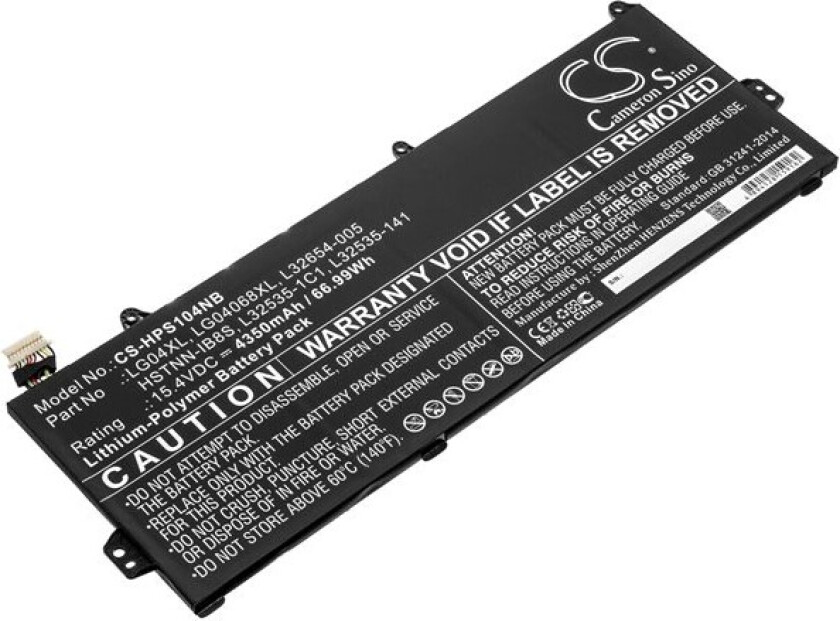Batteri til bærbar PC for HP Pavilion 15-CS1004NA, Pavilion 15-cs1005na og andre