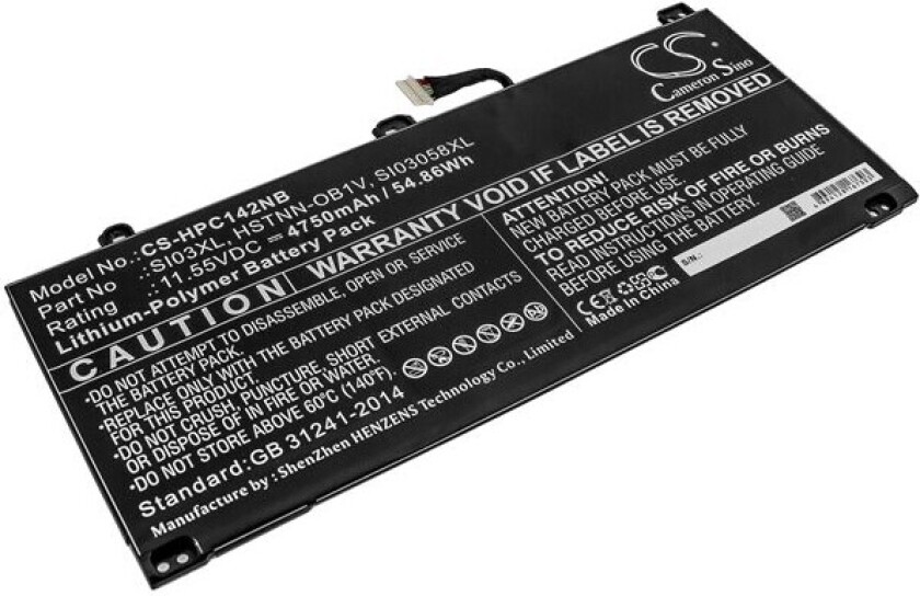 Batteri til bærbar PC for HP Chromebook 14B