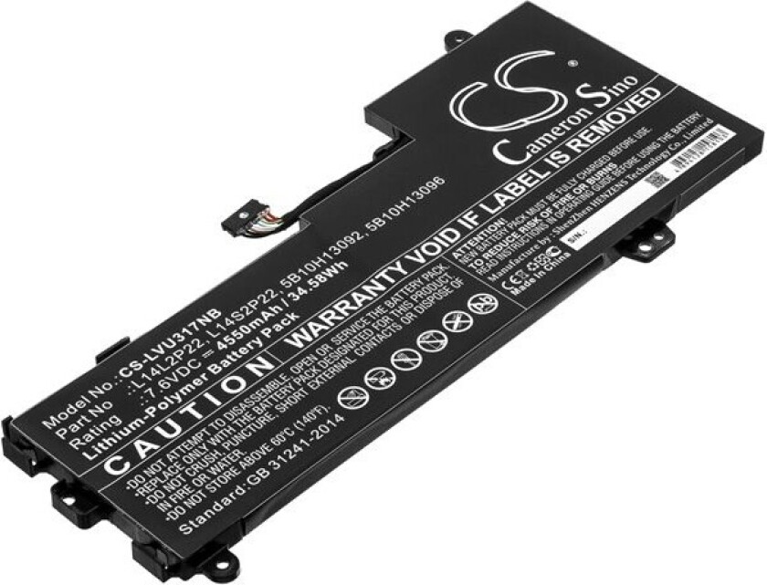 Batteri til bærbar PC for Lenovo E31-80-IFI, U31-70 (80M500FVGE) og andre.