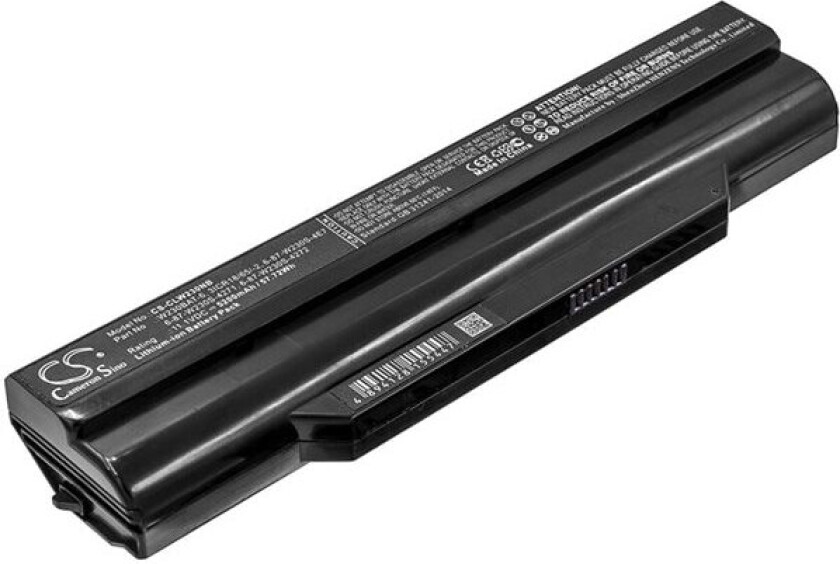 Batteri til bærbar PC for Schenker XMG-A305-4UQ, XMG-A305-5UR, XMG-A305-1ER og andre