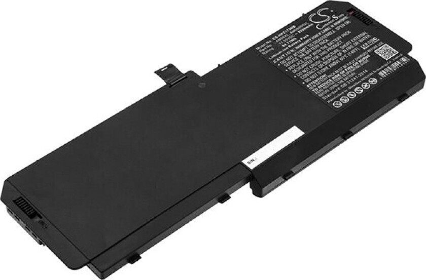 Batteri til bærbar PC for HP ZBook 17 G5, ZBook 17 G5 2ZC53EA og andre