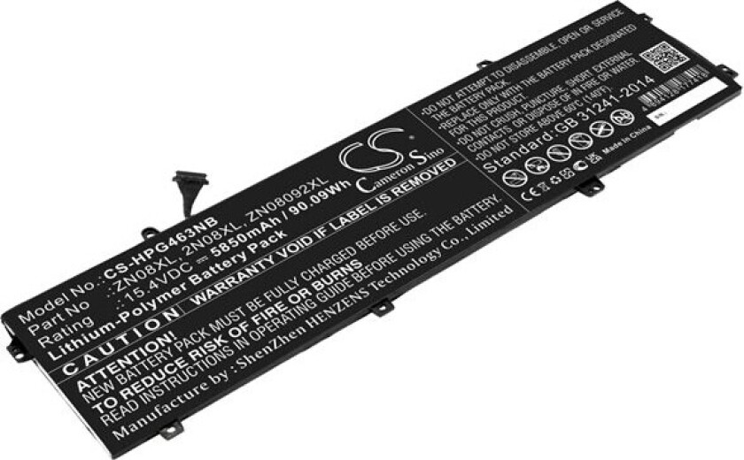 Batteri til bærbar PC for HP ZBook Studio G3 V8N25PA og andre