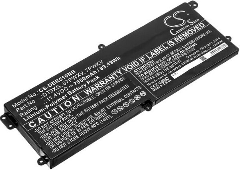 Batteri til bærbar PC for DELL ALWA51M-D1746B og andre