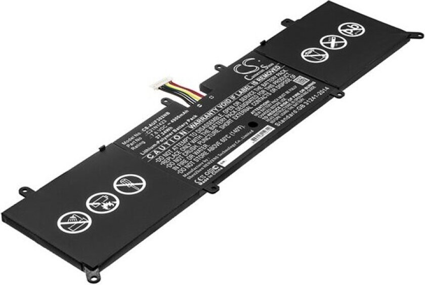 Batteri til bærbar PC for Asus R301UA-R4270T, R301UV-FN037T, R301LJ-FN119T og andre.