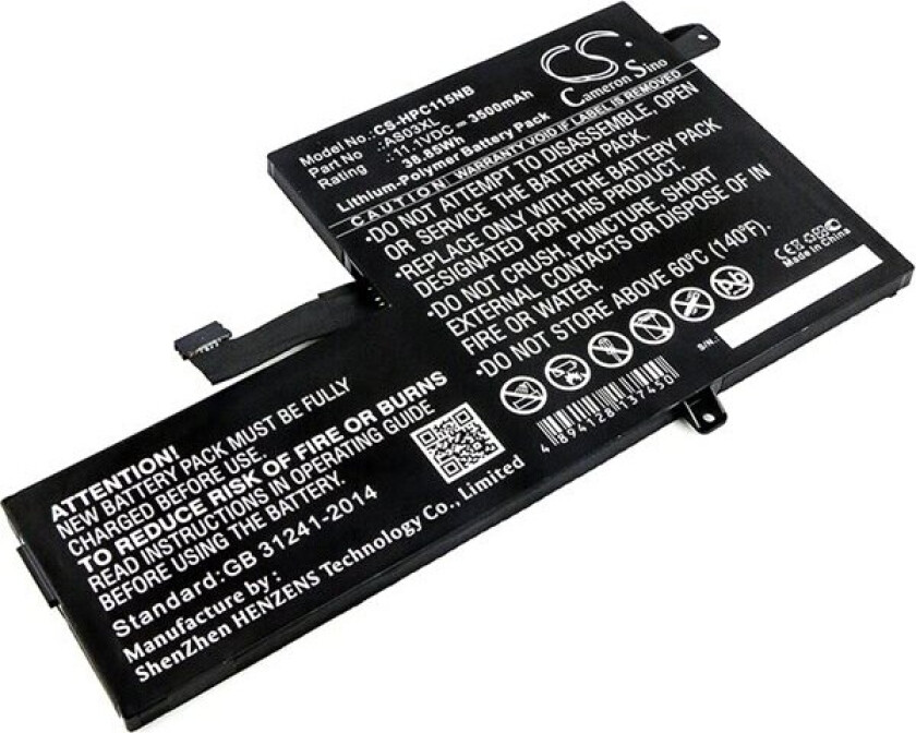 Batteri til bærbar PC for HP Chromebook 11 G5 EE, Y4P07AV, Y4P07AV_MB og andre