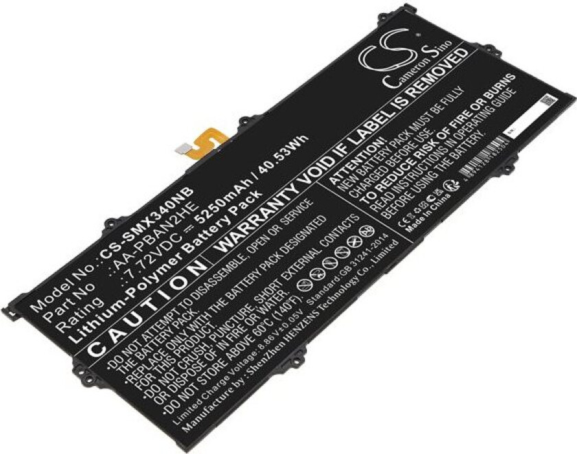 Batteri til bærbar PC for Samsung Galaxy Book Go, XE340xda-ka1it og andre.