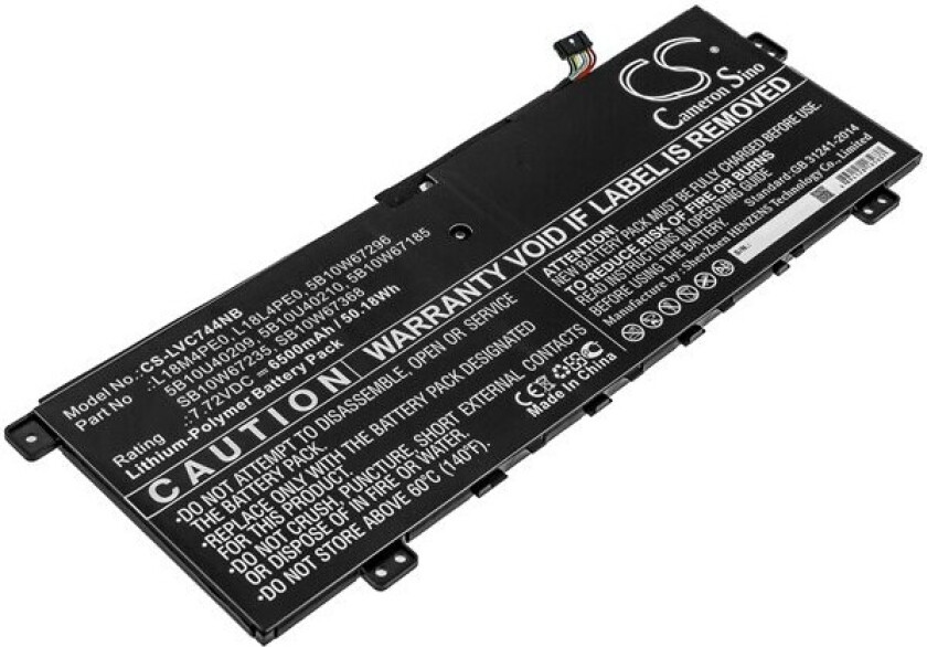 Batteri til bærbar PC for Lenovo Yoga C740 14, Yoga C740-14IML