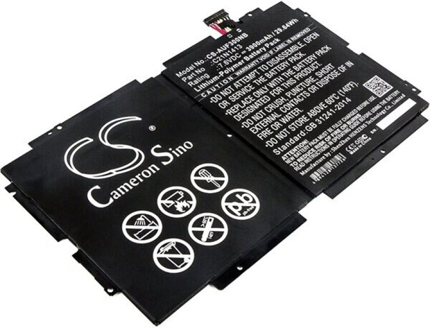 Batteri til bærbar PC for Asus Transformer Book T300FA, T300FA-FE001H og andre.