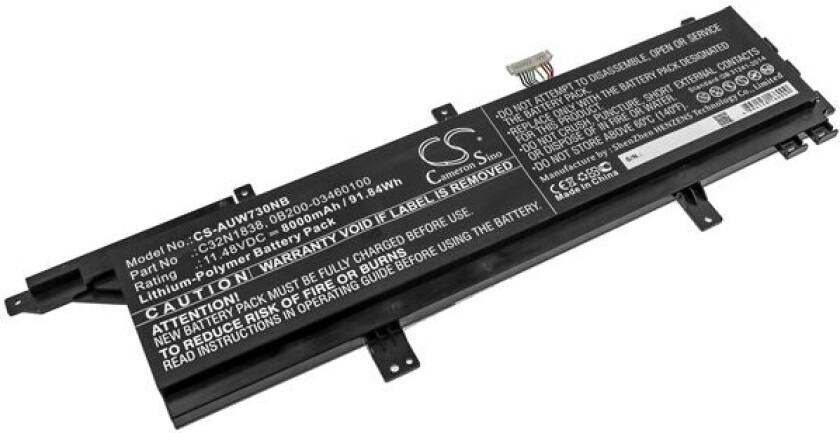 Bilde av Batteri til bærbar PC for Asus ProArt StudioBook Pro X W730G5T-H8052R og andre.