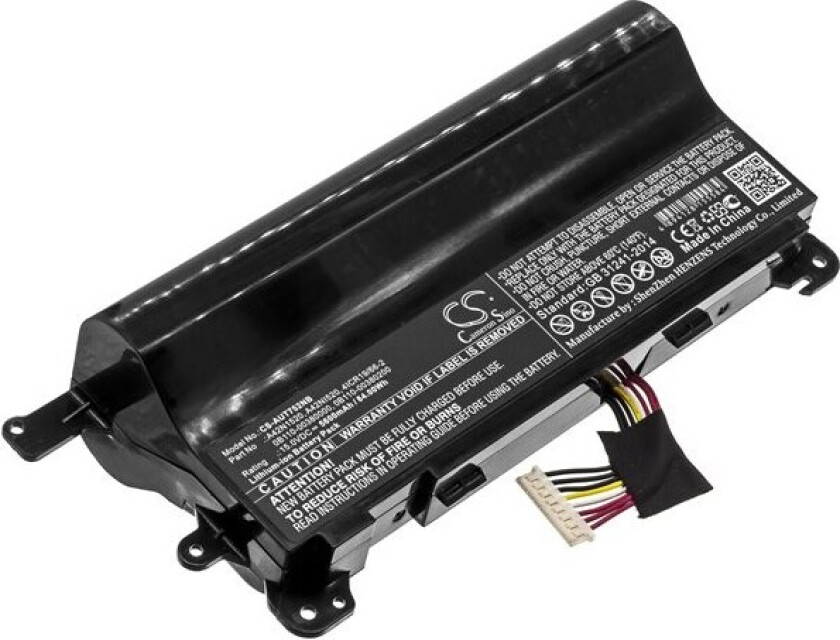 Batteri til bærbar PC for Asus G752VY-T7031T, G752VY-GC174T, ROG GFX72VS6820 og andre.