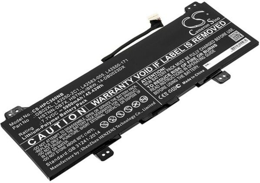 Batteri til bærbar PC for HP Chromebook X360 11